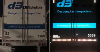 Une flotte de la Beauce honorée pour son design graphique sécuritaire