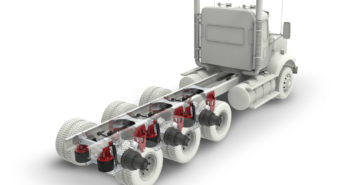 Suspensions pneumatiques Triton Tri-Drive de 105 000 lb