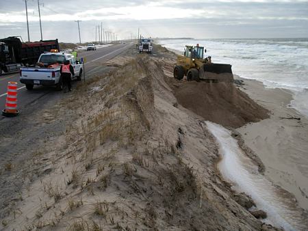 Québec consolide la route 199 aux Îles de la Madeleine après l'ouragan Dorian - Transport Routier