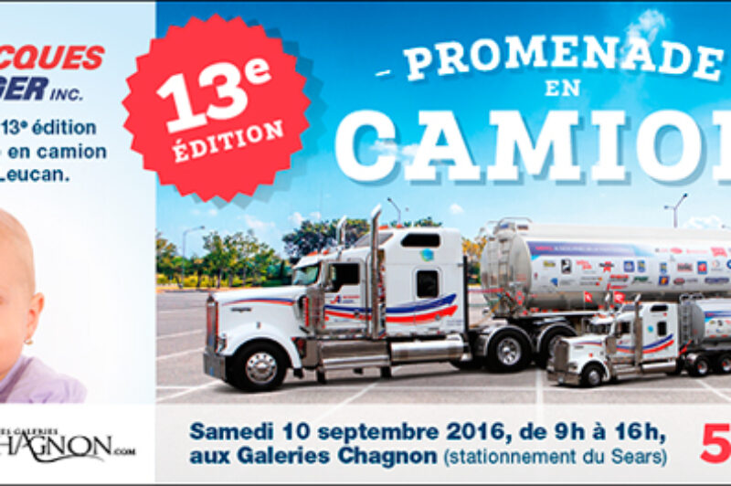 Une promenade en camion pour appuyer Leucan article image