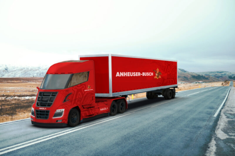 Anheuser-Busch commande des camions Nikola article image