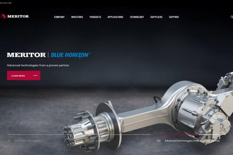 Nouveau site Web pour Meritor article image