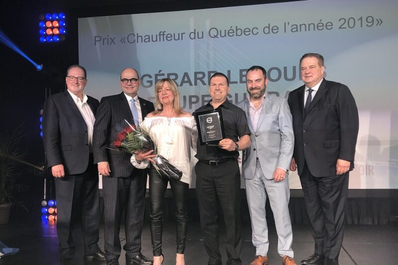 Gérard Lecours couronné chauffeur de l'année article image