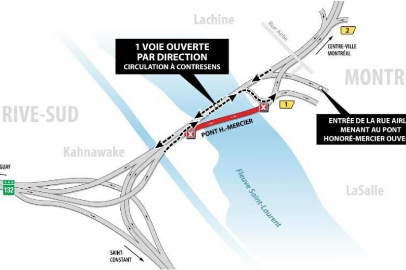L’accès au pont Mercier plus compliqué pour les camions dès le 26 juin article image