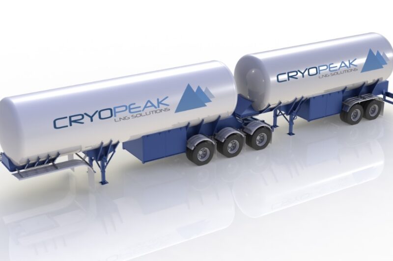 Le GNL de la Côte-Nord transporté par camion électrique avec citernes optimisées article image
