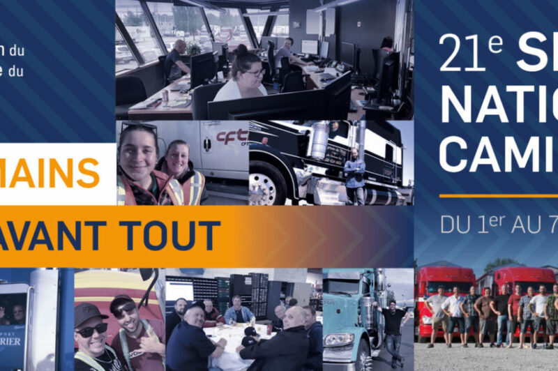 21e Semaine nationale du camionnage : Des humains avant tout! article image