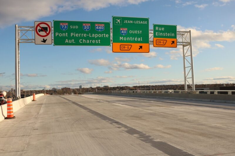 Chantier Henri-IV à Québec : Nouvelles bretelles mises en service article image