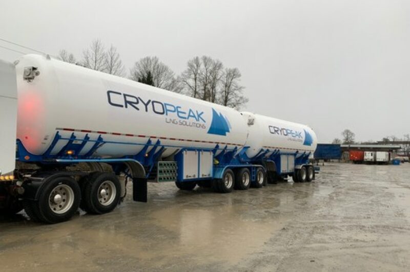 Cryopeak Solution dévoile la première remorque «Super B-train» pour le transport de GNL article image
