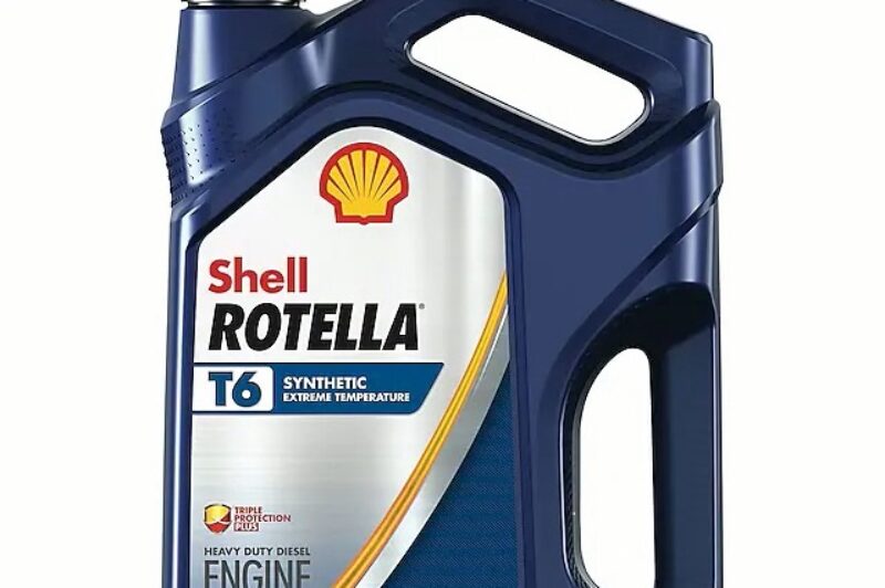 Huile synthétique 0W-40 de Shell Rotella homologuée CK-4 article image