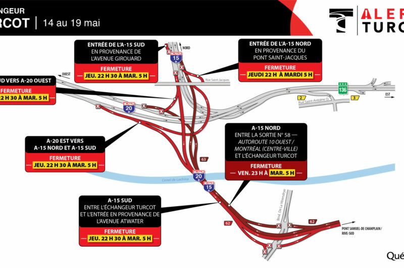 Travaux sur la 15 et la Métropolitaine durant le long week-end article image