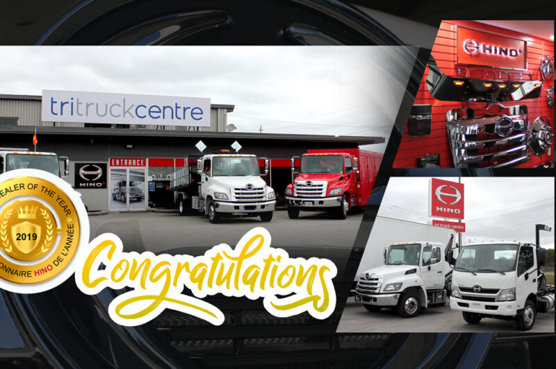 Tri Truck Center concessionnaire Hino de l'année au Canada; Laval et Drummondville sur le podium article image