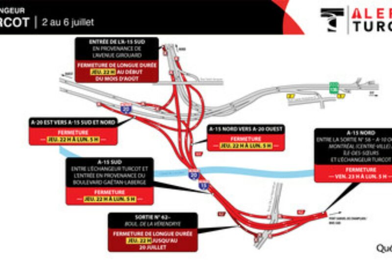 Autoroute 15 à éviter du 2 au 6 juillet article image