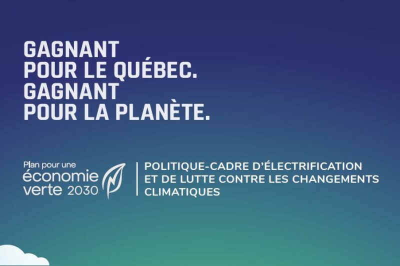 Québec présente son Plan pour une économie verte 2030. Le Programme Écocamionnage est reconduit. article image