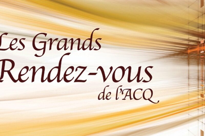 L'ACQ présente ses Grands Rendez-vous 2021 article image