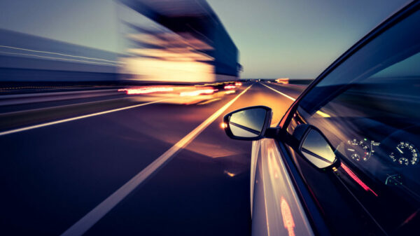 Driving on the road alternate text for this image