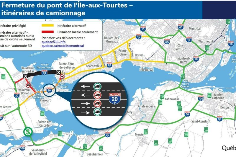 Pont de l'Île-aux-Tourtes : Réouverture graduelle le 31 mai article image