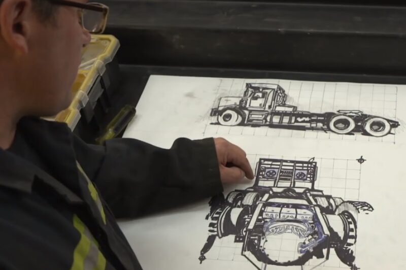 Du rêve à la réalité : Un camionneur du Québec conçoit un camion forestier hybride qui consomme jusqu’à 15% moins article image