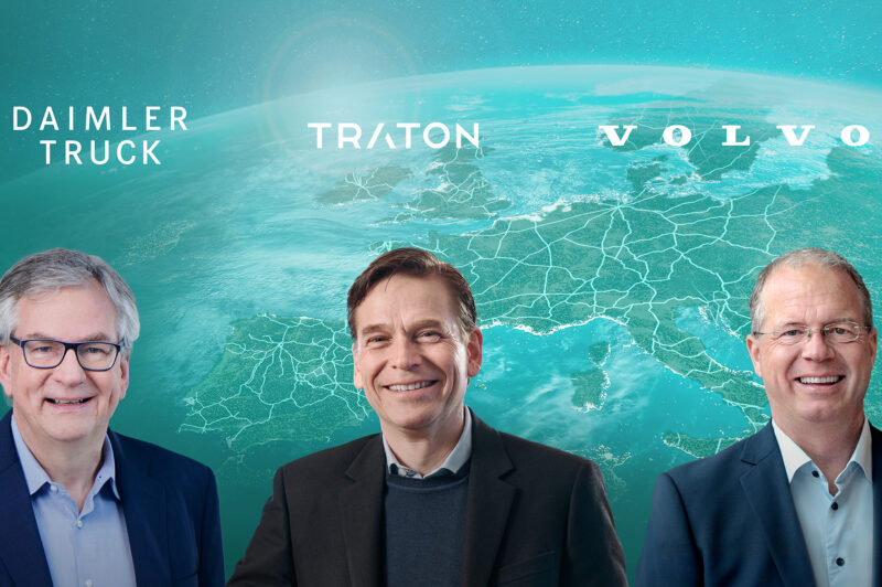 Daimler, Volvo et TRATON s’allient pour bâtir un réseau de recharge de camions électriques en Europe article image