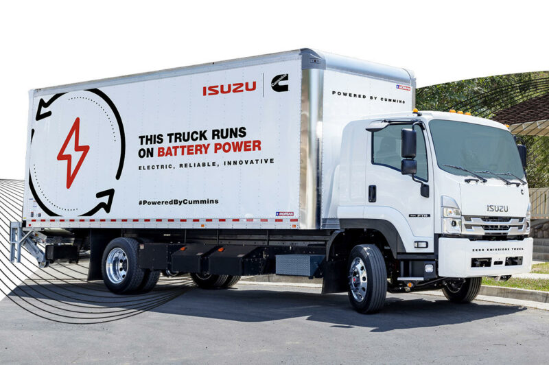 Des Isuzu à motorisation électrique Cummins en démonstration article image