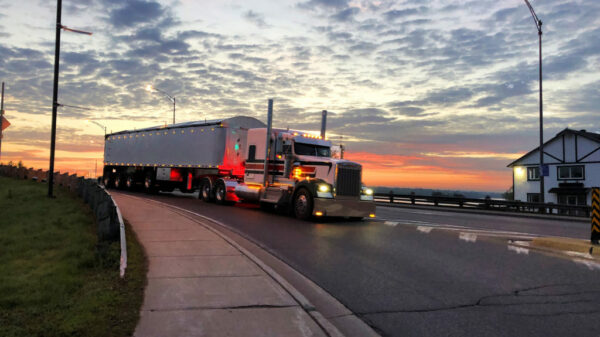 Semi-Truck on the Highway alternate text for this image