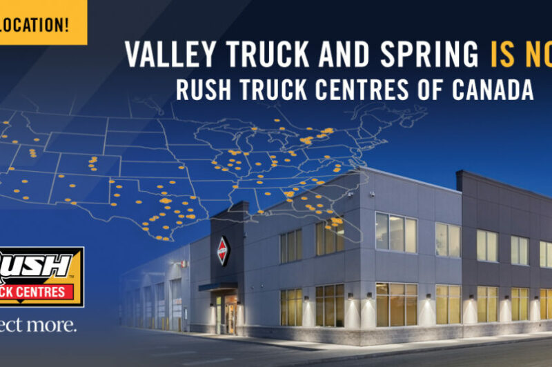Rush Truck Centres of Canada prend de l’expansion avec l'acquisition de Valley Truck & Spring Service article image