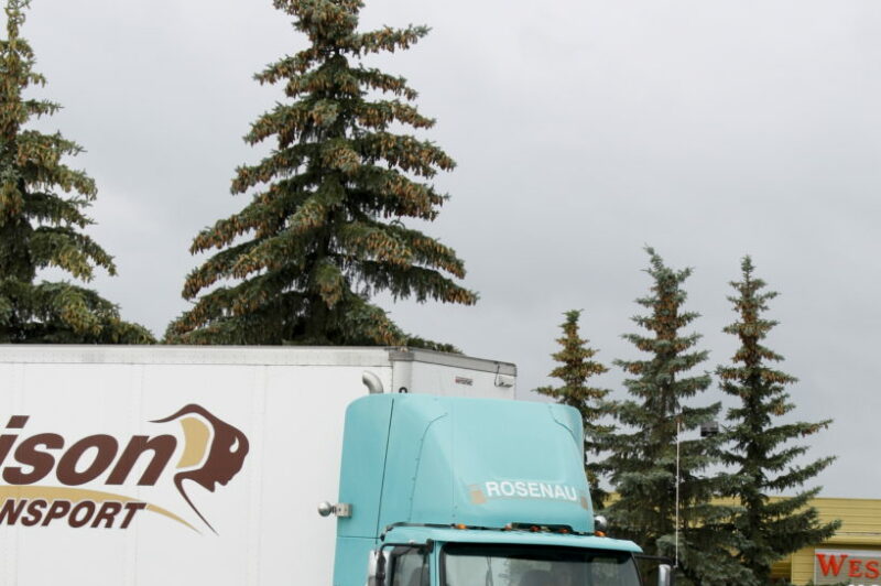 Un chauffeur participant au Championnat des chauffeurs professionnels à Red Deer, le 25 juin 2016.