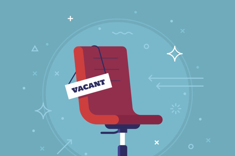 chaise vide poste vacant