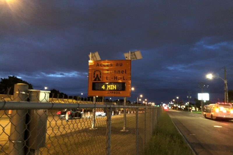 On prend le tunnel ou pas? Des panneaux indiquant le temps de parcours aideront à prendre la décision article image