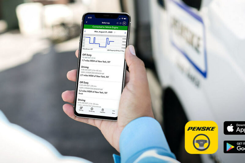 L’appli DCE Penske Driver approuvée par Transports Canada article image