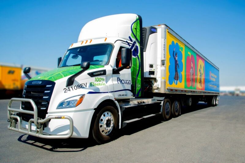 <strong>Le premier camion lourd entièrement électrique de Loblaw arrive dans le grand Montréal</strong> article image