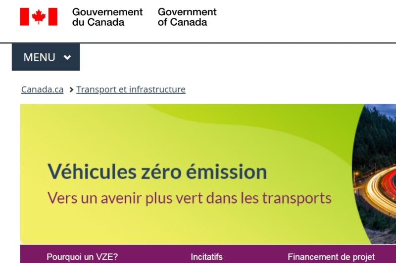 <strong>Ottawa met en place un pôle d’information qui regroupe toutes les initiatives fédérales en matière de véhicules à émission zéro</strong> article image