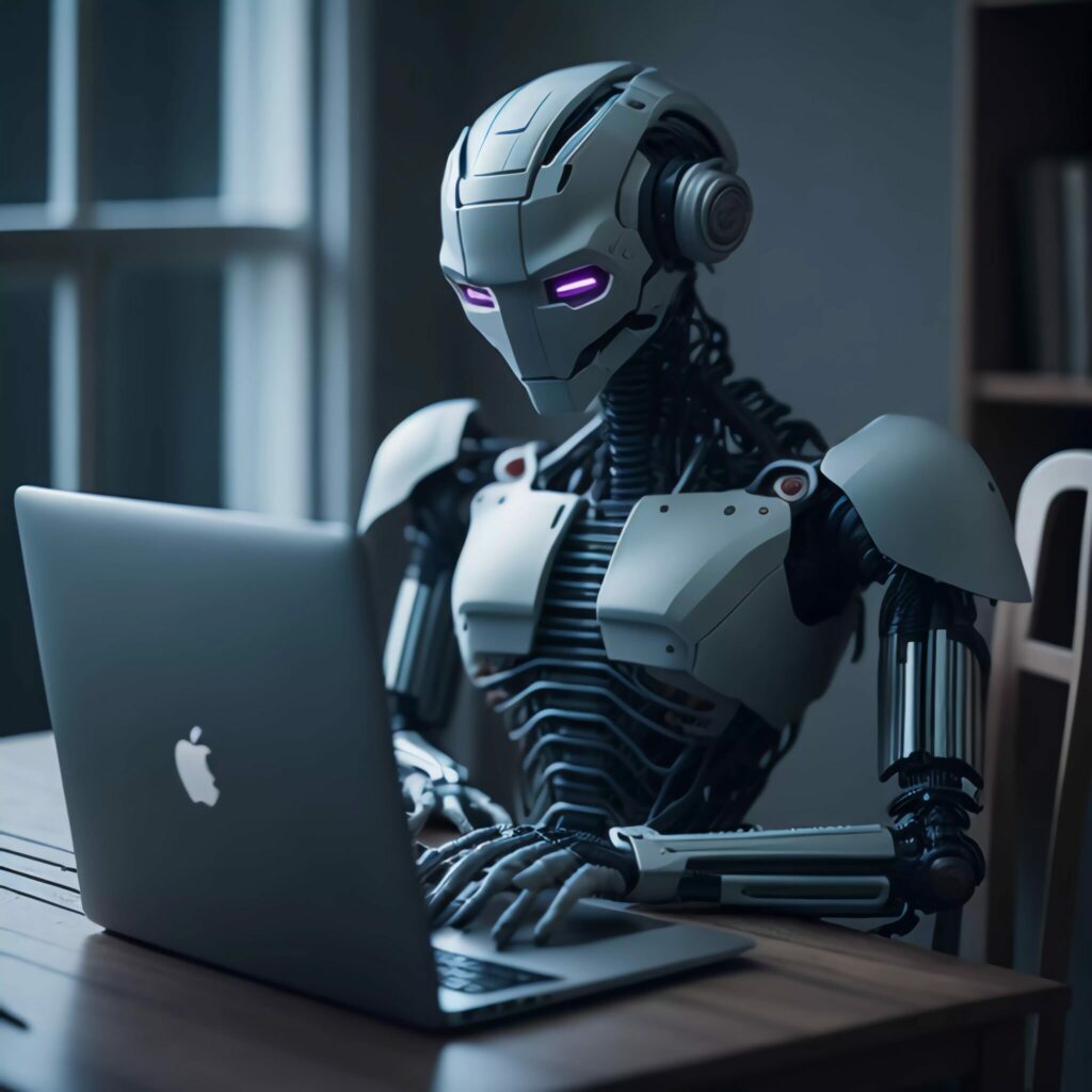 Robot prend le contrôle d’un ordinateur