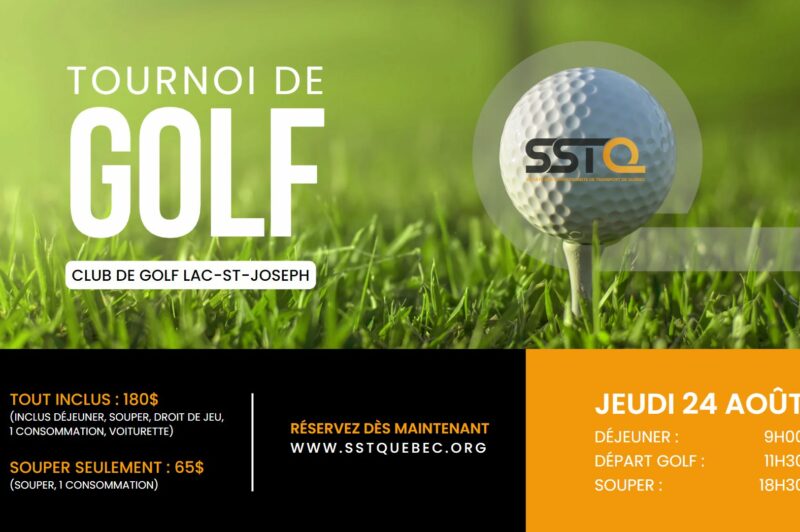 Tournoi de Golf 2023 de la Société des surintendants de transport de Québec article image