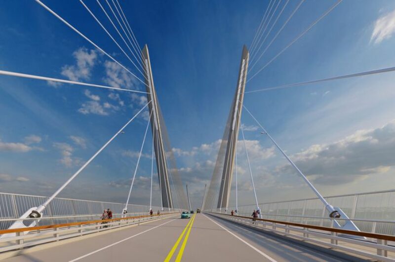 Nouveau pont de l'île d'Orléans : Québec satisfait de la progression des travaux article image