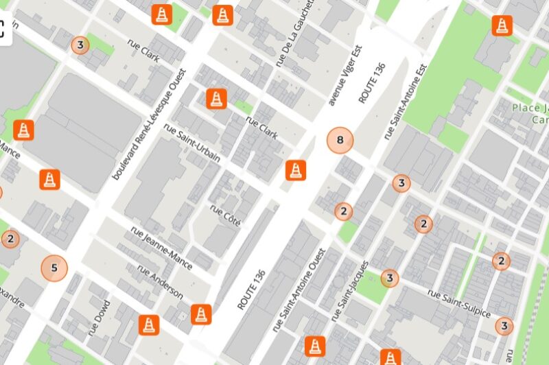 <strong>Nouvel outil pour naviguer à travers les cônes oranges à Montréal</strong> article image