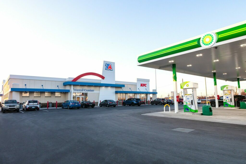 Stationnement de relais routier Travel Center of America