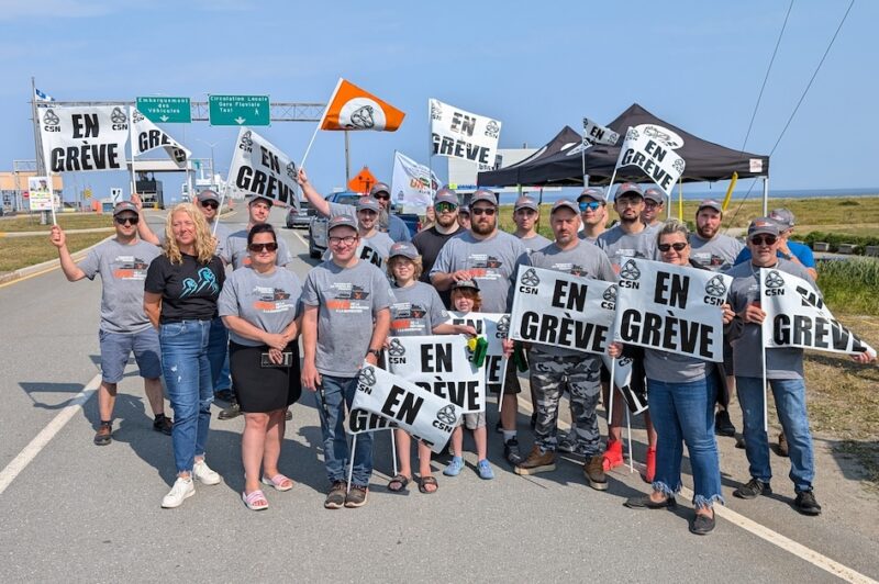 Grève à la traverse Matane/Côte-Nord : des camionneurs doivent faire un détour par Québec article image