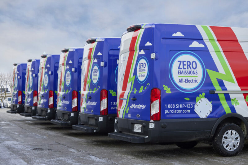 Cléo fournit une infrastructure de recharge au Québec pour Purolator article image