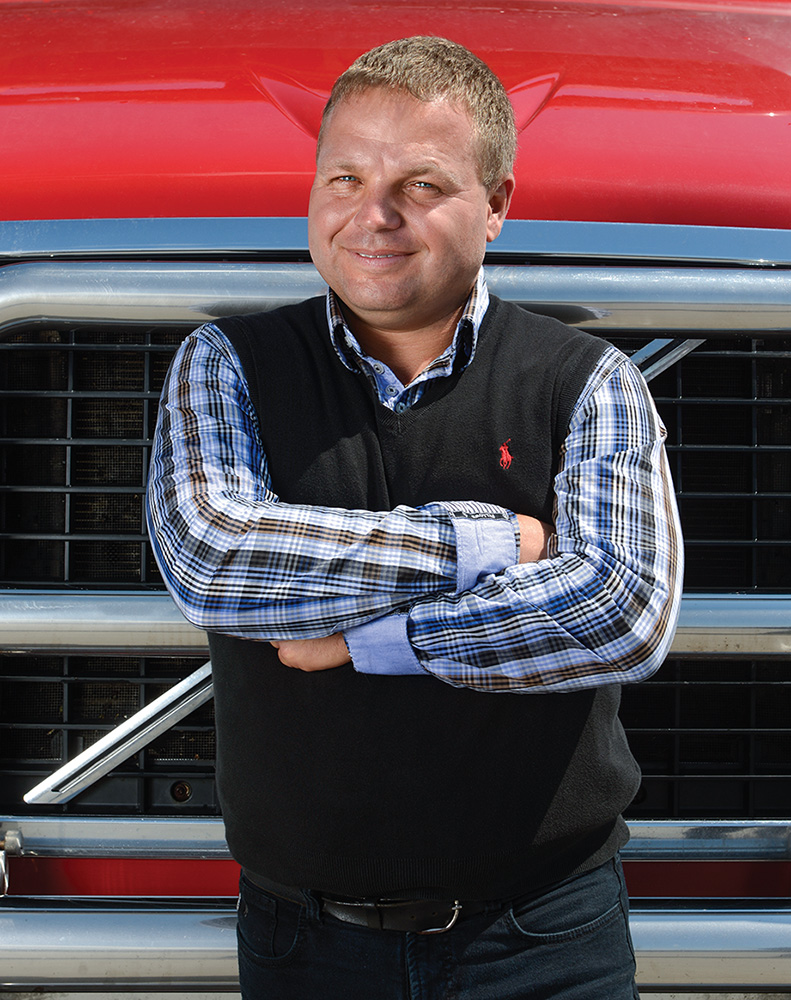Sylvain Oligny, fondateur de Transport St-Michel