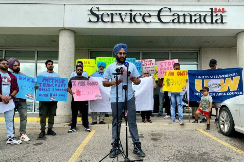 Des camionneurs ontariens non payés exhortent le fédéral à réformer l'industrie article image