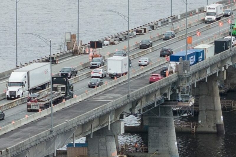 Le pont de l'Île-aux-Tourtes fermé à la circulation ce week-end pour préparer l’ouverture d’une quatrième voie article image