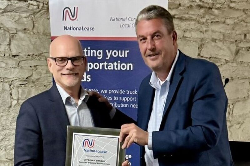 Jérôme Léonard, de Location Brossard, honoré par NationaLease article image