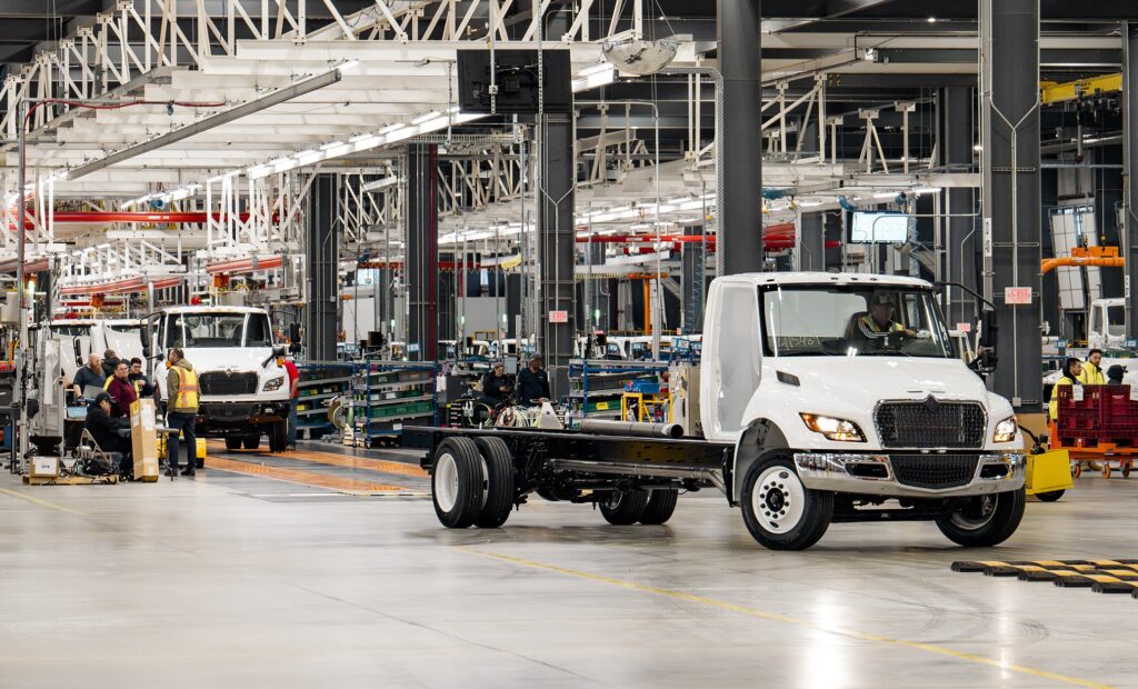 Ligne d’assemblage de camions International