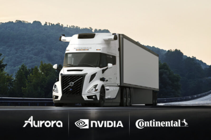 Aurora, Continental et NVIDIA s'associent pour déployer à grande échelle des camions sans conducteur article image