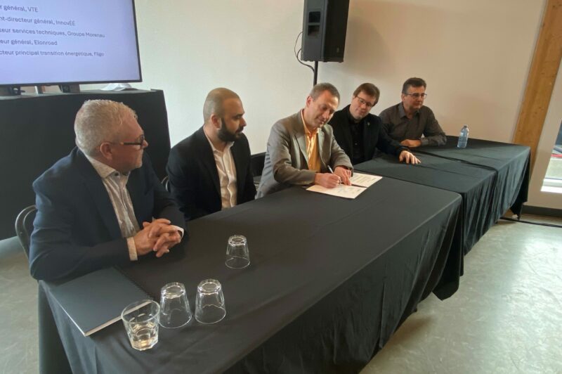 Une technologie suédoise de recharge par rail mise à l’essai au Groupe Morneau article image
