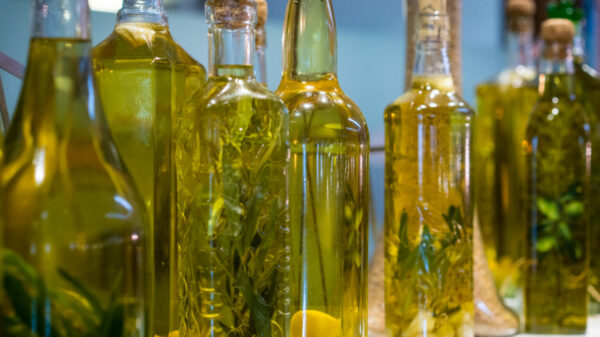 Extra virgin olive oils on the shelf alternate text for this image