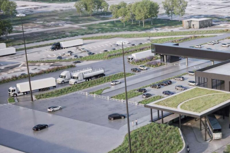Début des travaux de reconstruction du poste frontalier de Lacolle article image