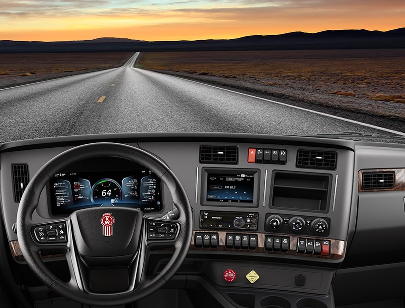 Tableau de bord d’un Kenworth T680