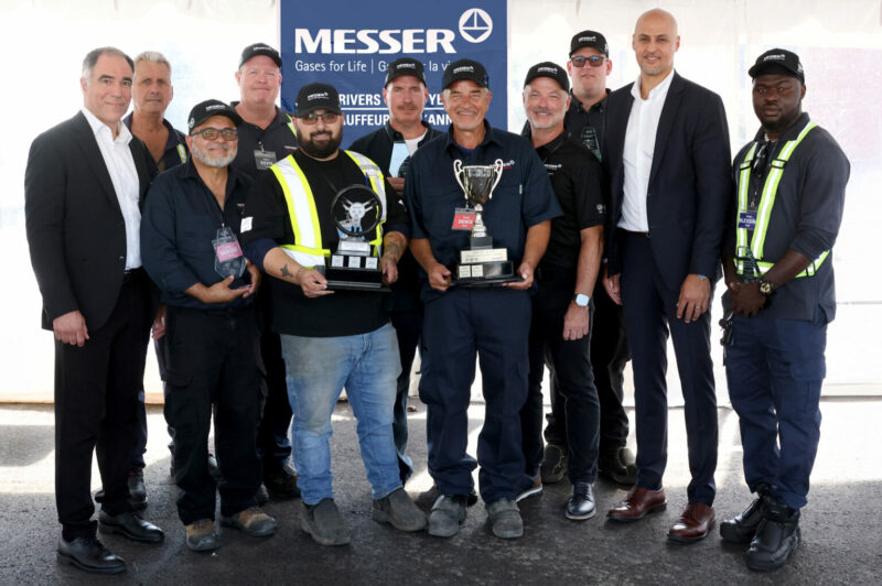 Les camionneurs de Messer Canada se mesurent lors d'une compétition d'habileté article image