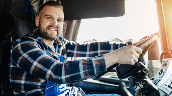 Truck driver man alternate text for this image